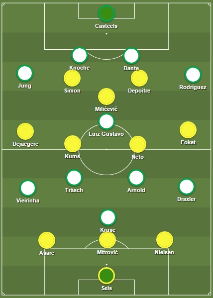 Gent 2-3 Wolfsburg