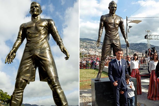 Cristiano Ronaldo Statue Madeira Images