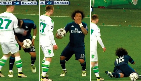 Pihak Wolfsburg Mengecam Akting Marcelo