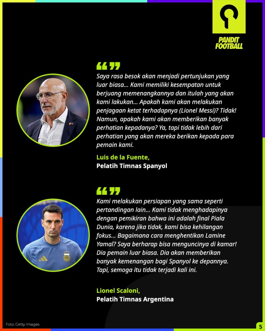 Quotes Luis de La Fuente dan Lionel Scaloni